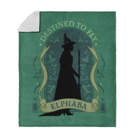 Wicked Destined to Fly Silk Touch Sherpa Throw Blanket 50x60 inches
