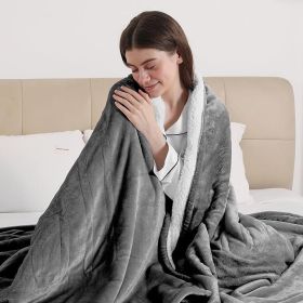 Heated Throw Blanket, Electric Blanket Throw with 5 Heating Levels & 4 Hours Auto Off