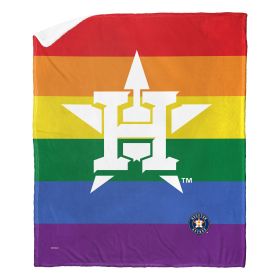 PRIDE SERIES - ASTROS Silk Touch Sherpa Throw Blanket