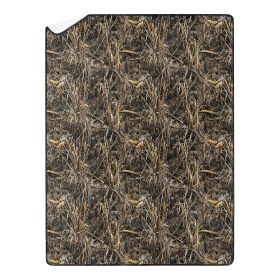Realtree MAX 7 Silk Touch Sherpa Throw Blanket 60X80