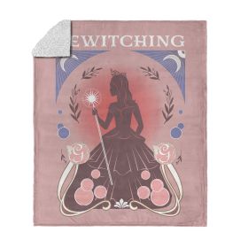Wicked Bewitching Silk Touch Sherpa Throw Blanket 50x60 inches